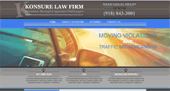 Desktop Screenshot of oktrafficlawyers.com